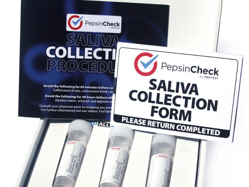 Single Kit - PepsinCheck reflux order (THREE saliva tubes)